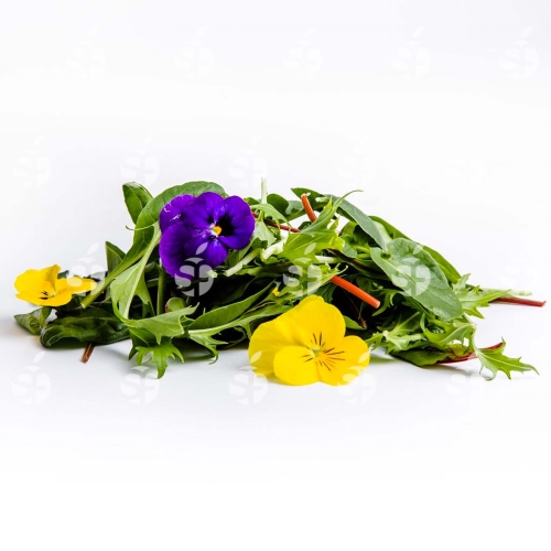 112 Sla mix met bloem
