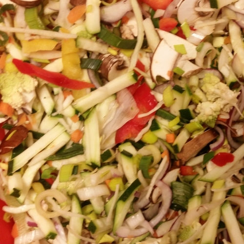 118 Groente mix luxe 500 gram per zakje