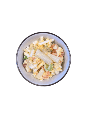 Asperge zalm salade Asperge-zalm salade